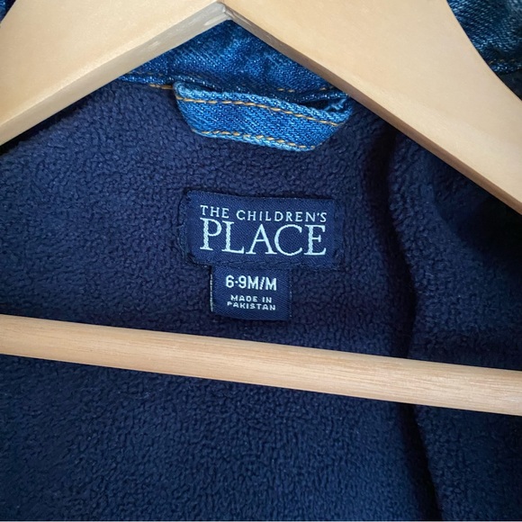 Children’s Place 6-9M Lined Jean Jacket - Picture 5 of 6